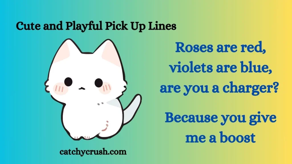 Cute and Playful Pick Up Lines