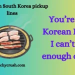 Partying in South Korea pickup lines