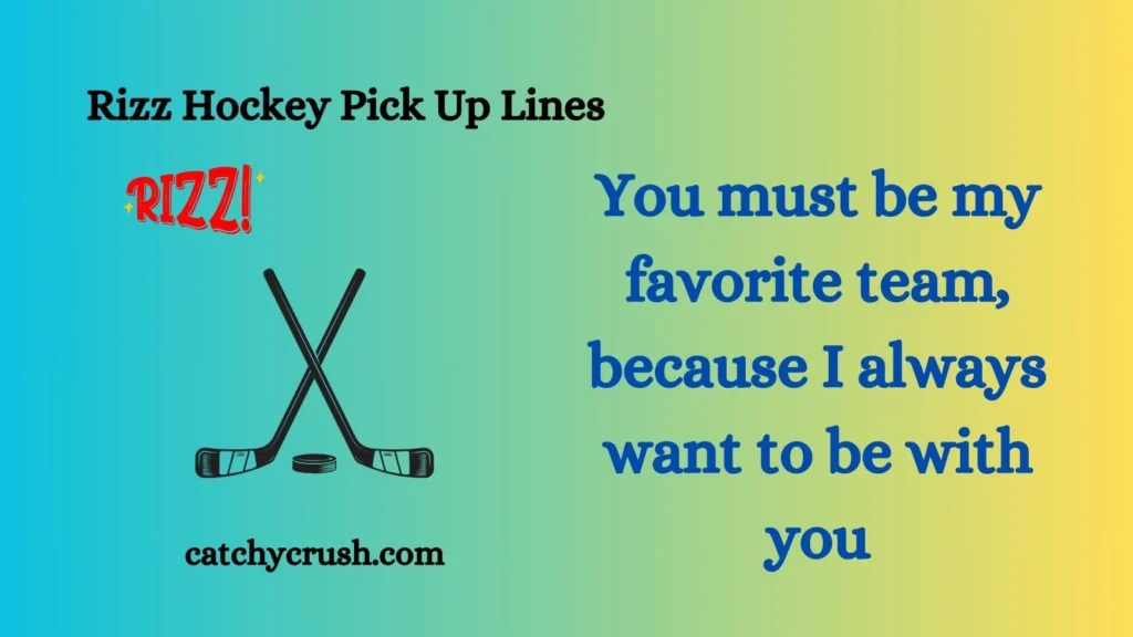 Rizz Hockey Pick Up Lines