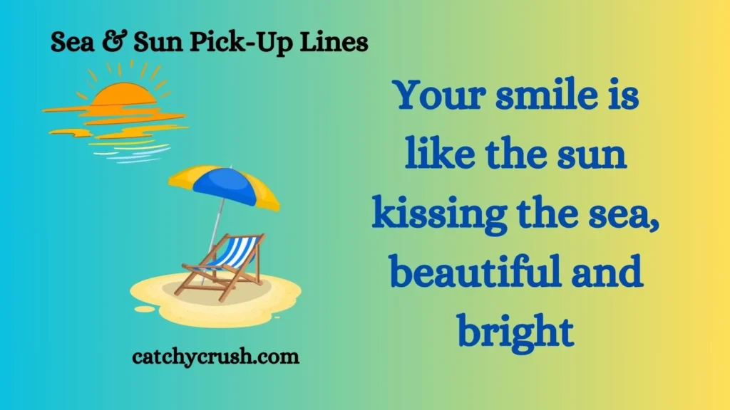 Sea & Sun Pick-Up Lines