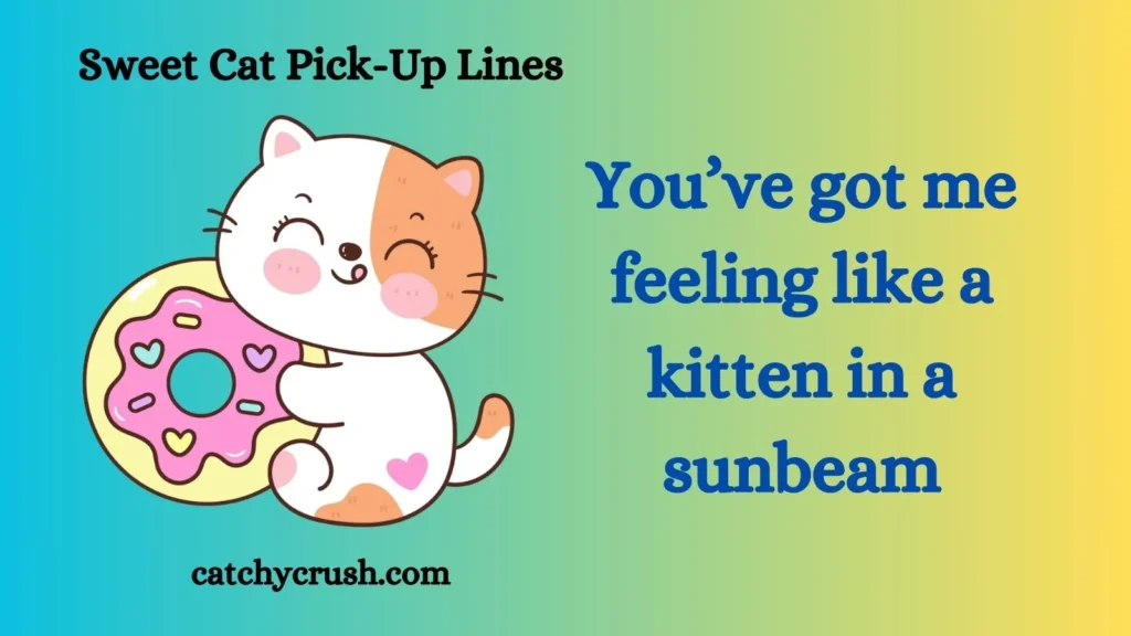 Sweet Cat Pick-Up Lines