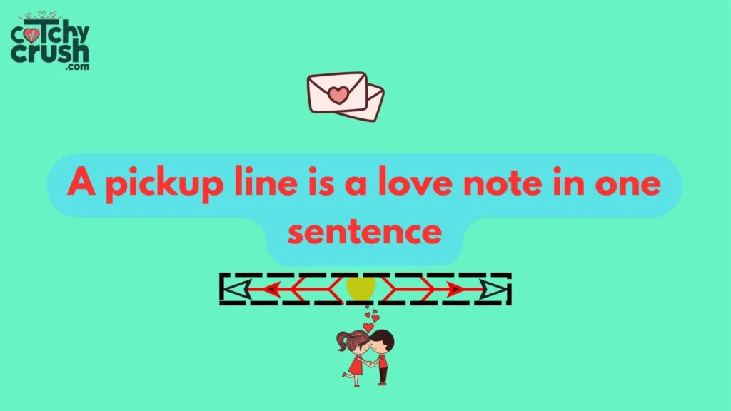 Pickup line definition in romance