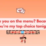 Menu Pickup Lines