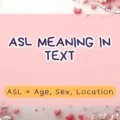 ASL Meaning in Text