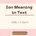 Ion Meaning in Text