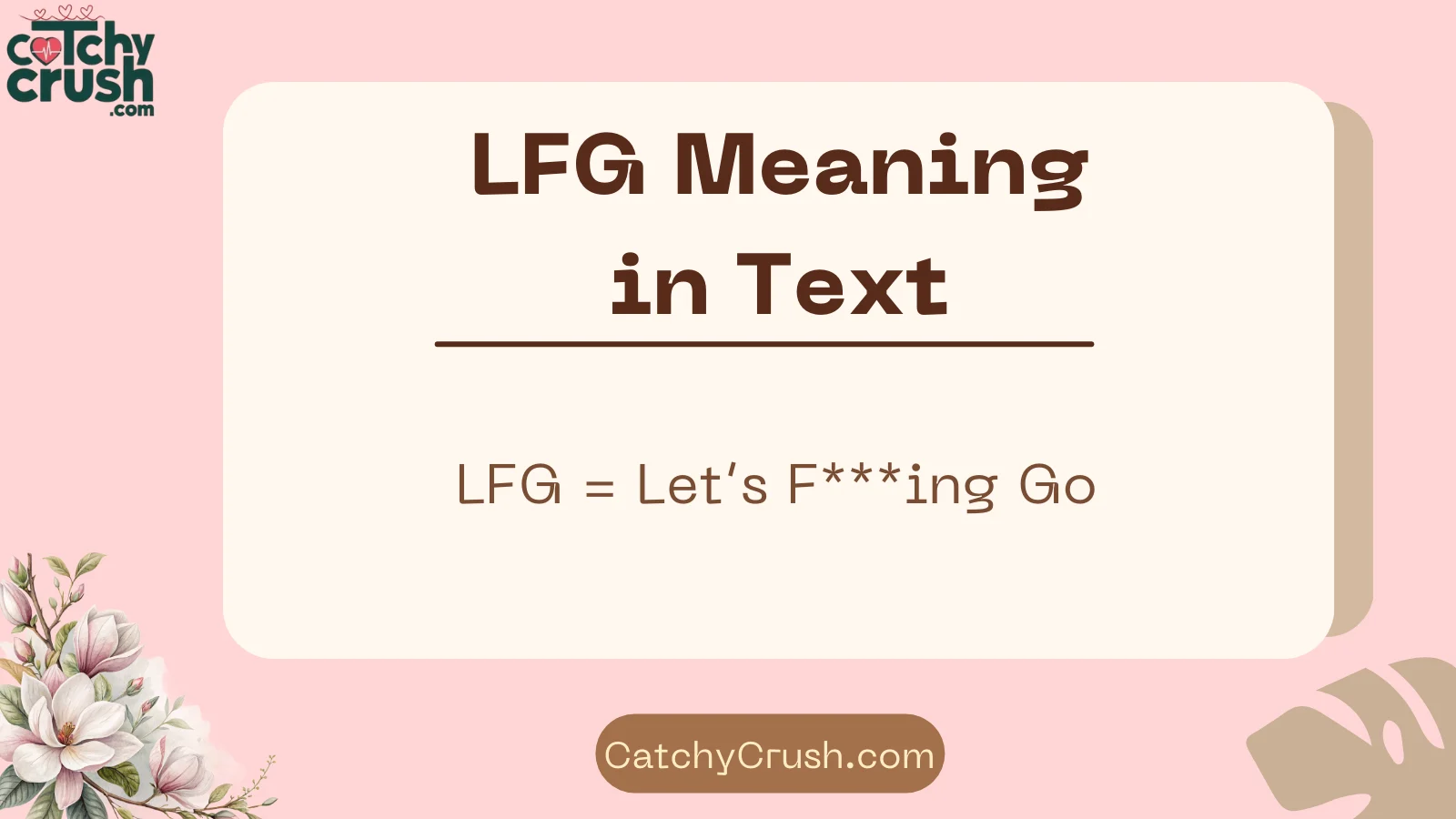 LFG Meaning in Text