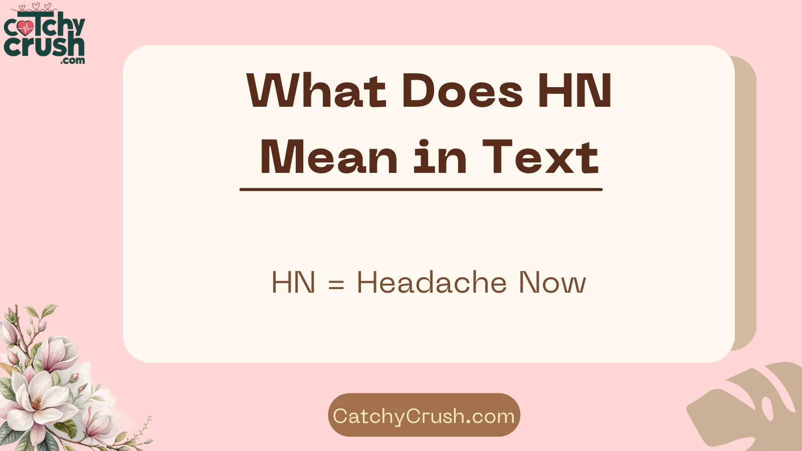 What Does HN Mean in Text