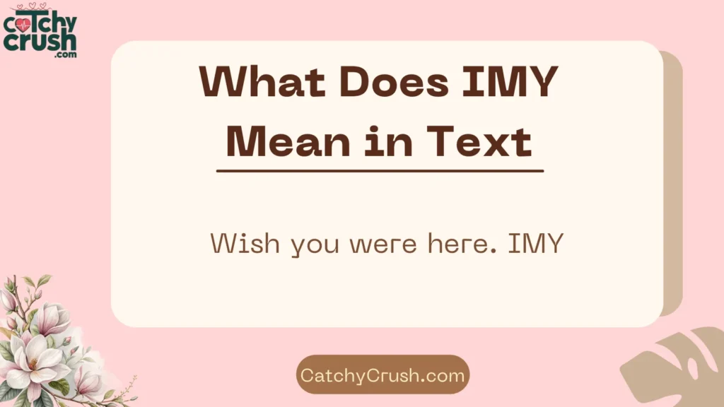 What Does IMY Mean in Text? (Quick
