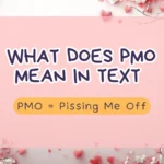 What Does PMO Mean in Text
