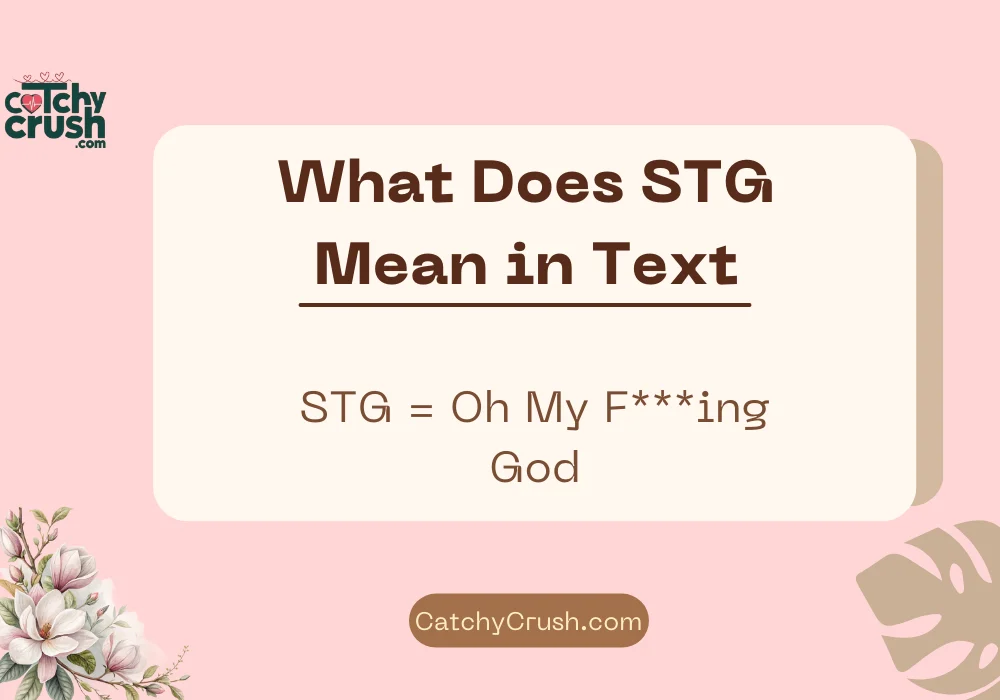 STG vs Other Similar Slang Terms