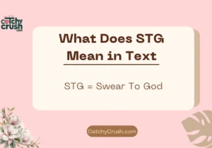 What Does STG Mean in Text