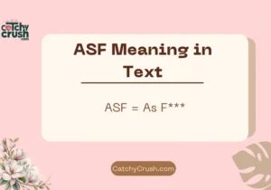 ASF Meaning in Text